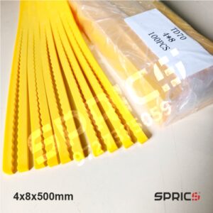 Die Vulcan Wave Slot Ejection Rubber 4X8MM