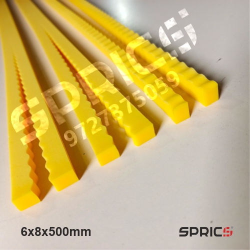 Die Vulcan Wave Slot Ejection Rubber 6X8MM - Image 2