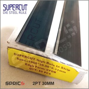 Die 2PT SUPERCUT Cutting Rule 30MM Strips