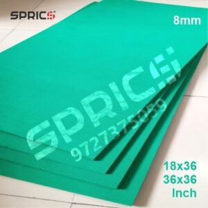 Die Ejection Rubber Green Sheet 8MM 18X36
